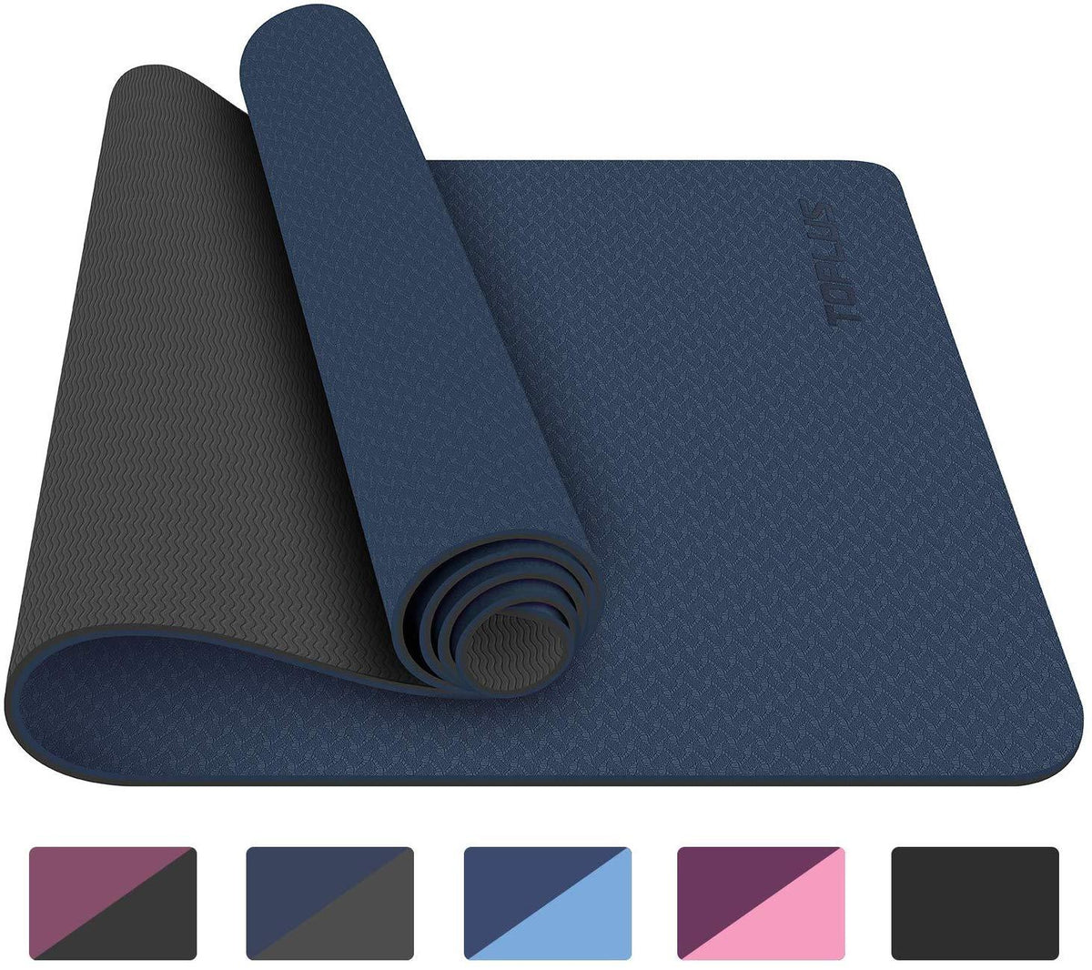 TOPLUS Yoga Mat Classic 1/4 inch Pro Yoga Mat Eco Friendly Non