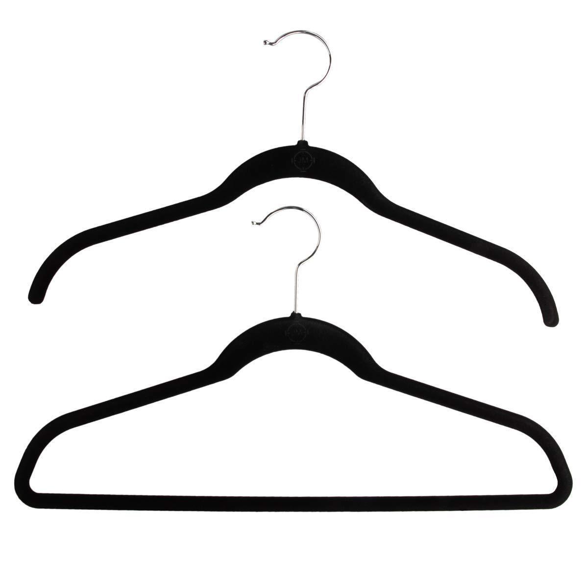 Joy Mangano Hangers (40 Pack) White Huggable Hangers, Non Slip