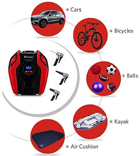 Weosz Cordless Tire Inflator - 150PSI Portable Air Compressor For Cars, Bikes, Balls