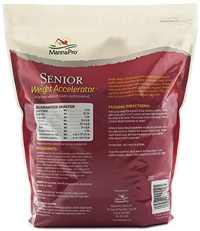 Manna Pro Senior Weight Accelerator For Horses, 8 Lb – National ...