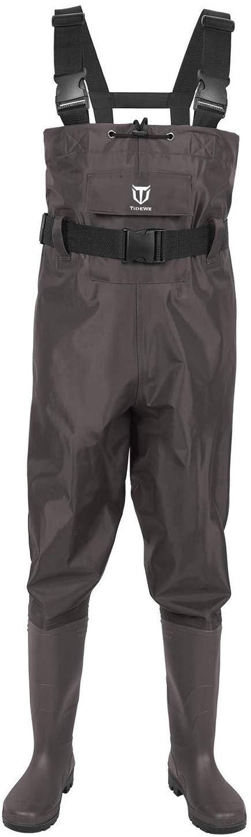 TIDEWE Bootfoot Chest Wader, 2-Ply NylonPVC TIDEWE Bootfoot Chest Wader, 2-Ply NylonPVC