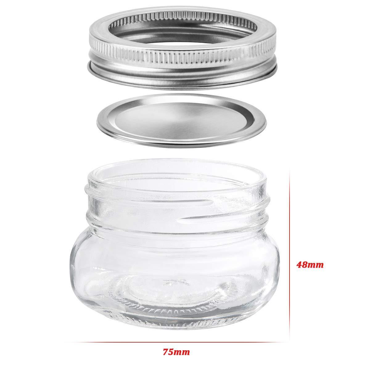 Glass Jar with Flip Top Lid - 4oz | 19oz | 30oz — Catholic Sacramentals