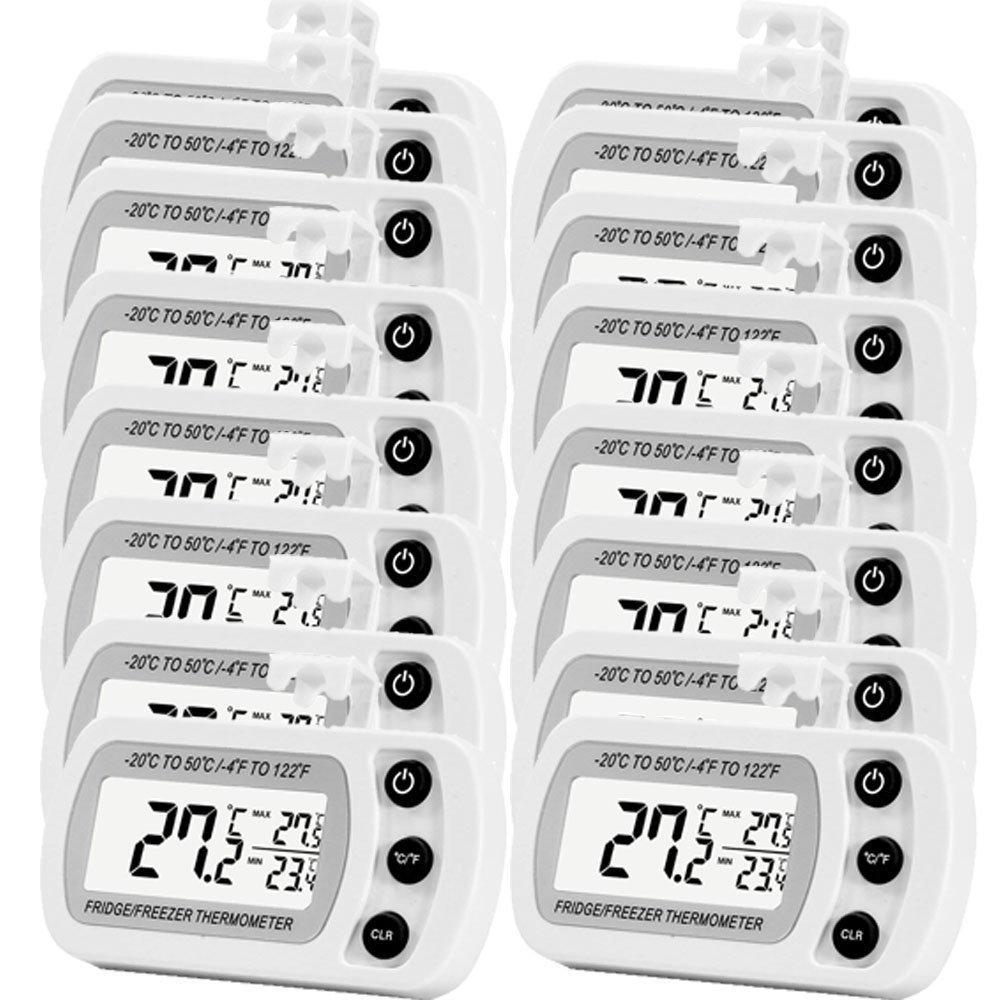 Linkdm 4 Pack Refrigerator Freezer Thermometer Large Dial Thermometer
