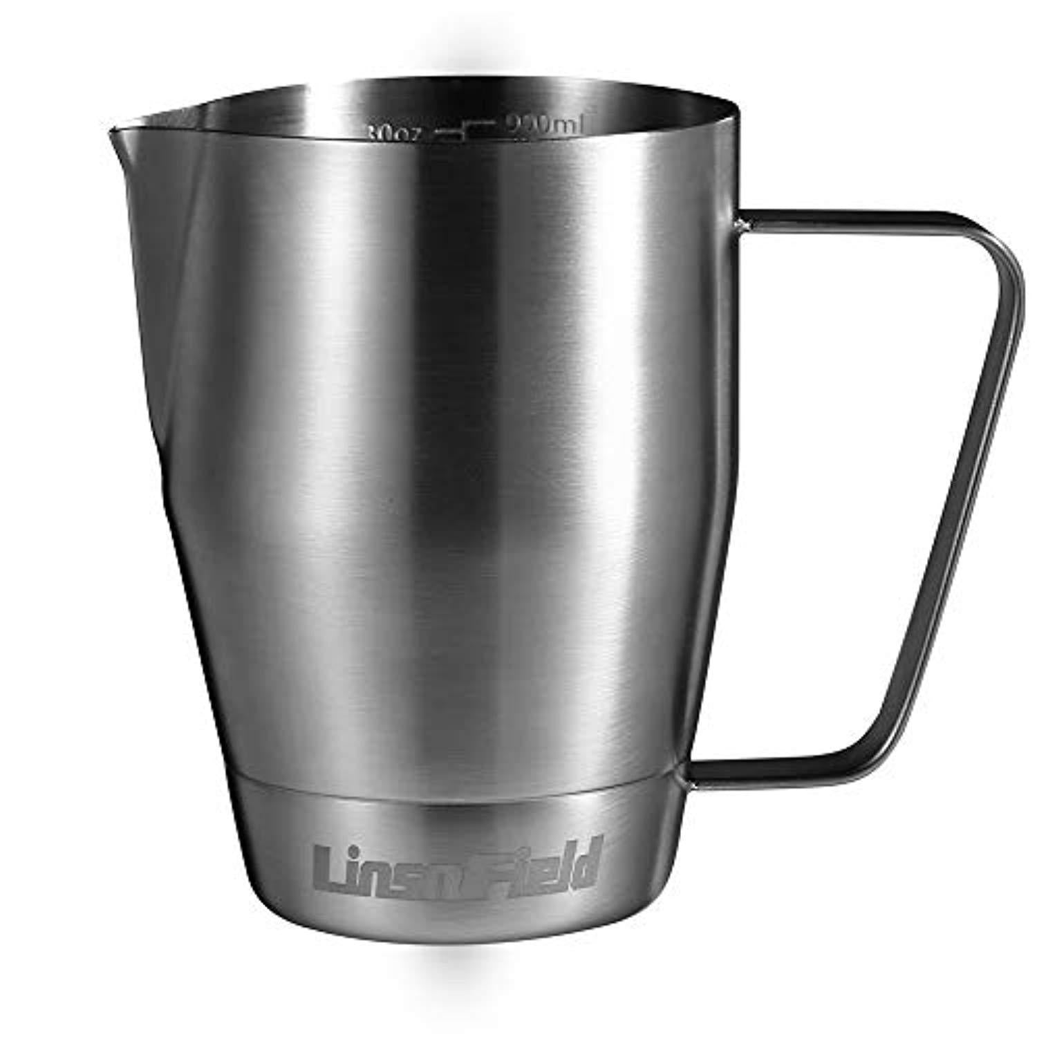 HUGE Milk Frothing Pitcher Stainless Steel 32oz/900ml Best Milk