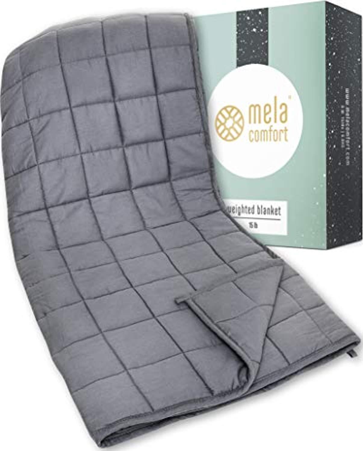 Mela Comfort Weighted Blanket 15LBS Adult Queen Size