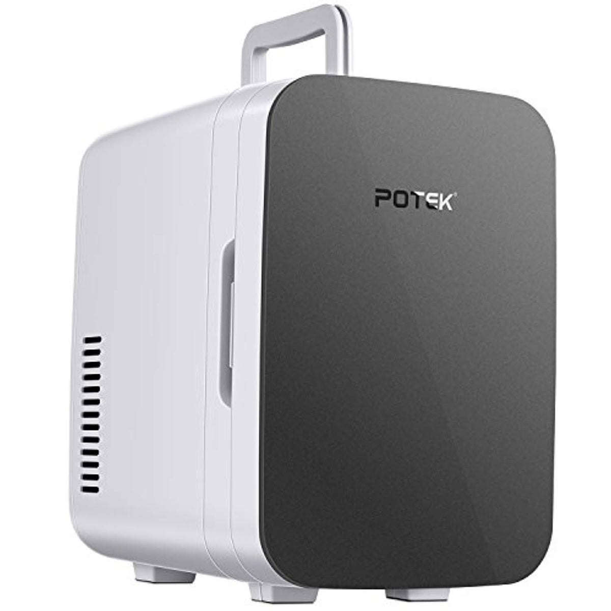 POTEK Mini Fridge Electric Cooler and Warmer (6 Liter / 6 Can) :AC 110 ...