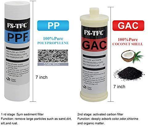 FS-TFC Reverse Osmosis Water Filtration System Under Sink Water Filter ...