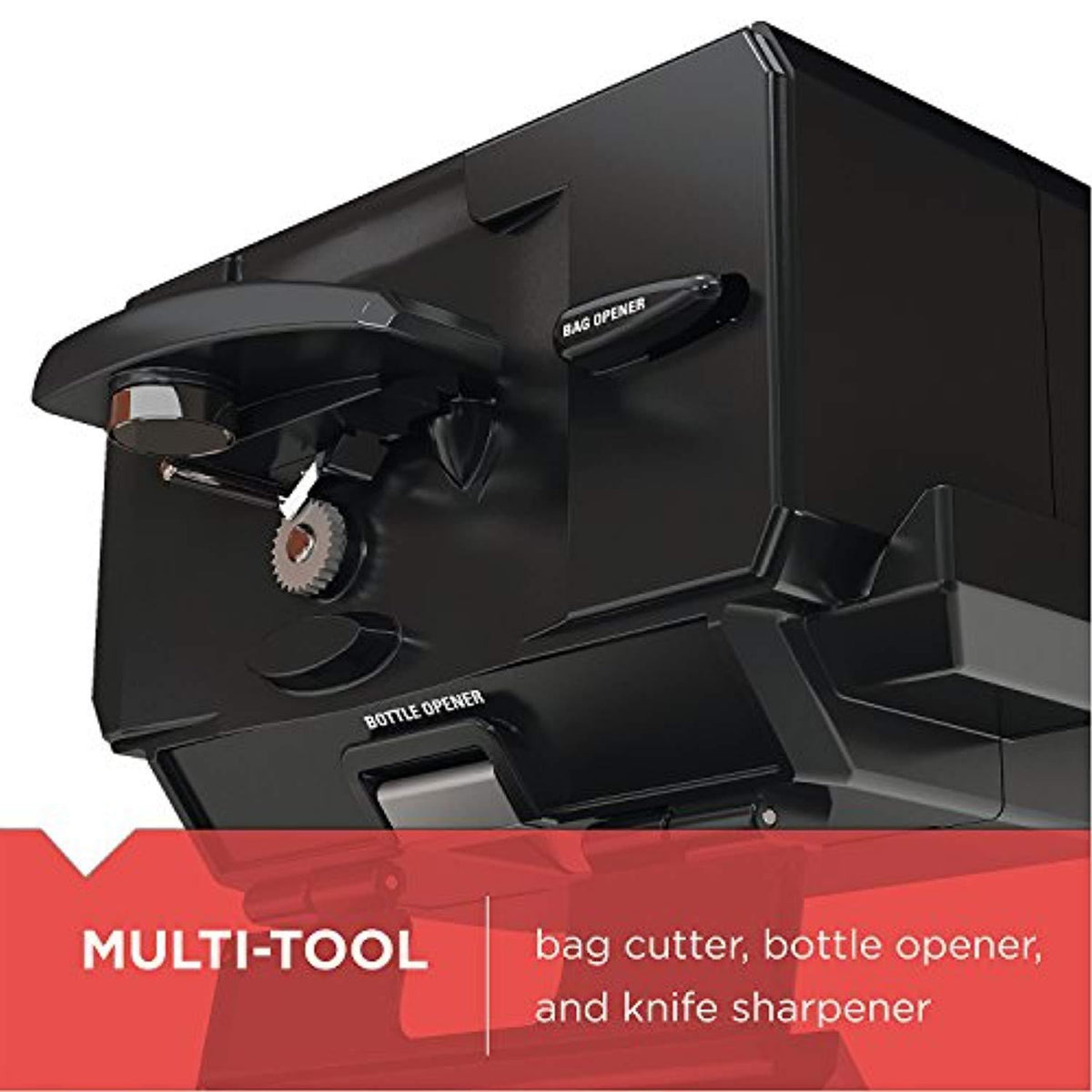 BLACK+DECKER Spacemaker Multi-Purpose Can Opener, Black, CO100B ...