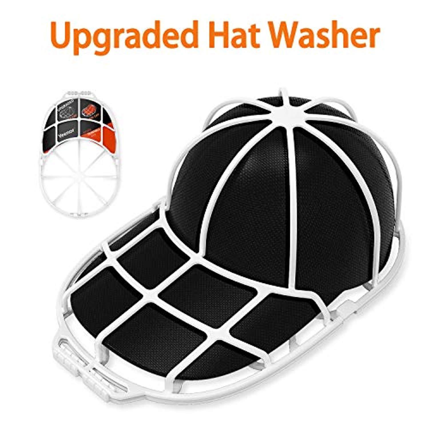 Ballcap Buddy Cap Washer Made in USA Baseball Cap Cleaner Hat Washer Frame  for Dishwasher and Washing Machine - White