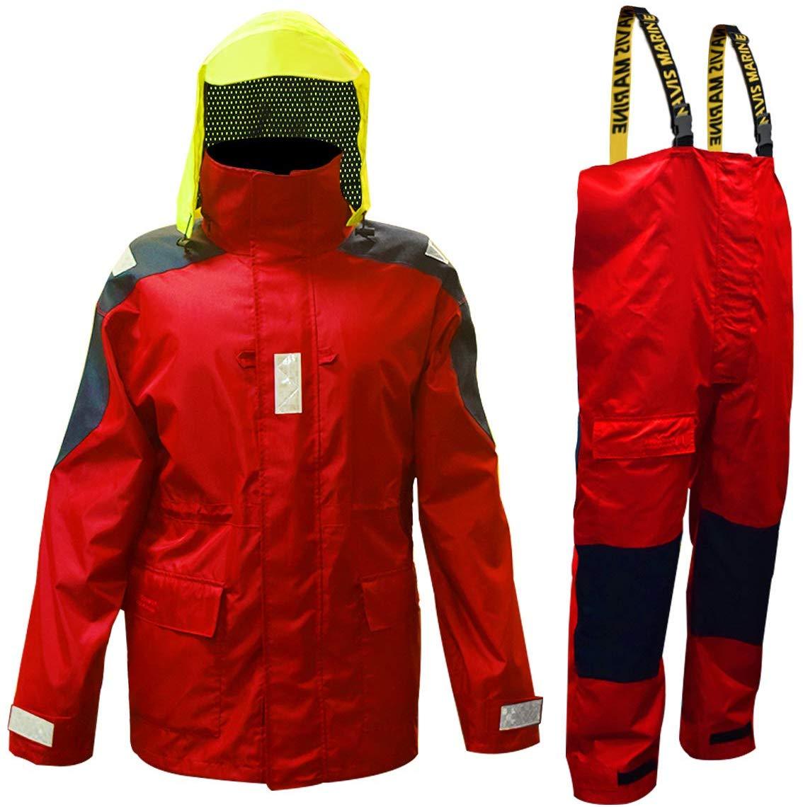 Navis Marine Coastal Sailing Jacket with Bib Pants Fishing Rain Suit F –  National Wholesale Products, LLC