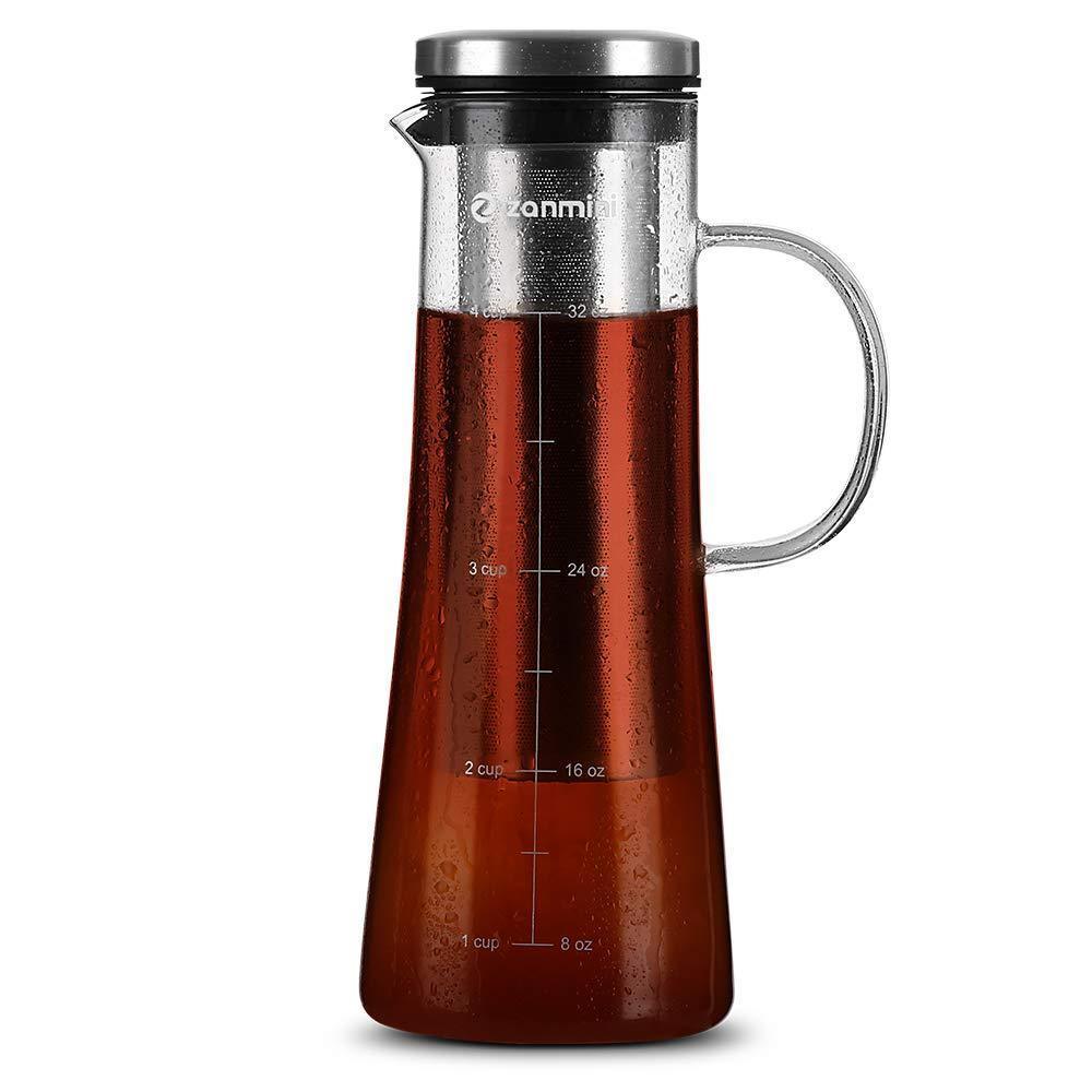 zanmini Cold Brew Coffee Maker, in Glass Infusion Pitcher(1