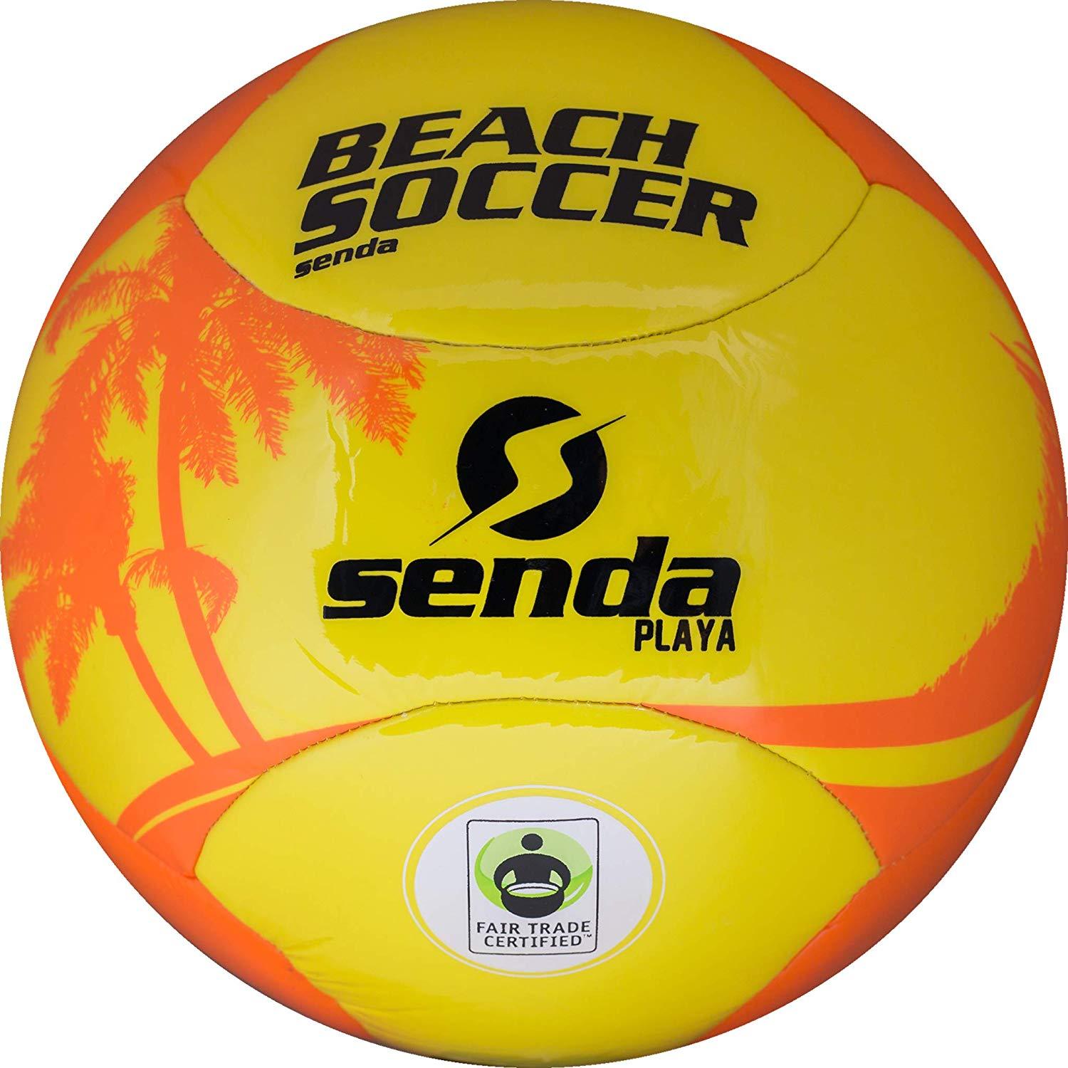 Senda ビーチサッカーボール フェアトレード認定 オレンジ イエロー Amazon | Senda Playa ビーチサッカーボール フェアトレード認定
