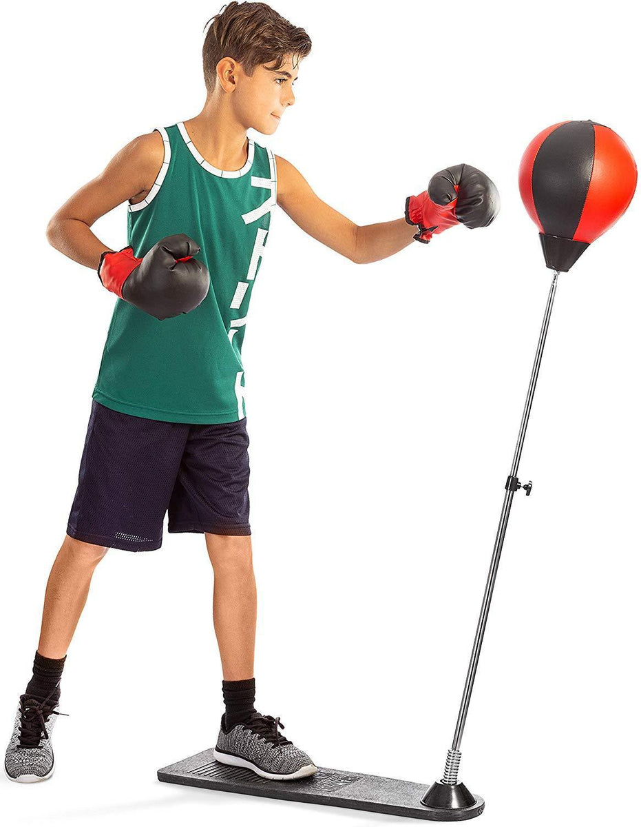 Tech Tools Punching Reflex Boxing Bag with Stand, Height Adjustable ...