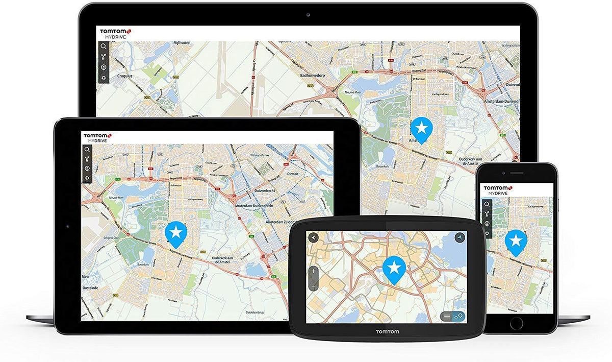 Car GPS Navigation 5 Inch Display TomTom Go 52 with WiFi, Lifetime Map ...